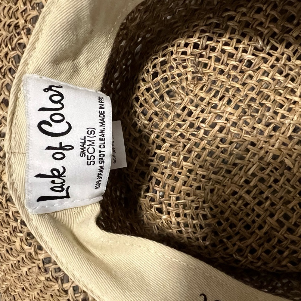 Lack Of Color Natural Woven Hat - Picture 3 of 4